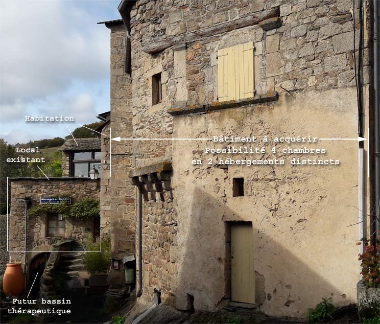 Projet d'extension : vue d'ensemble du bâtiment